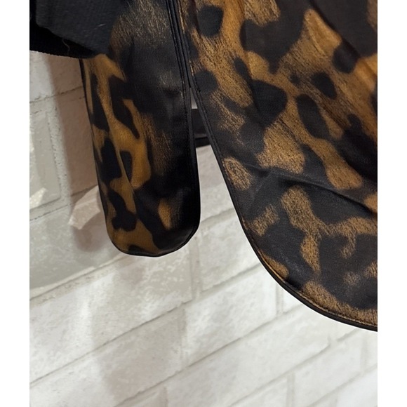 Lafayette 148 New York Black and Brown Patterned Tunic - Picture 6 of 12